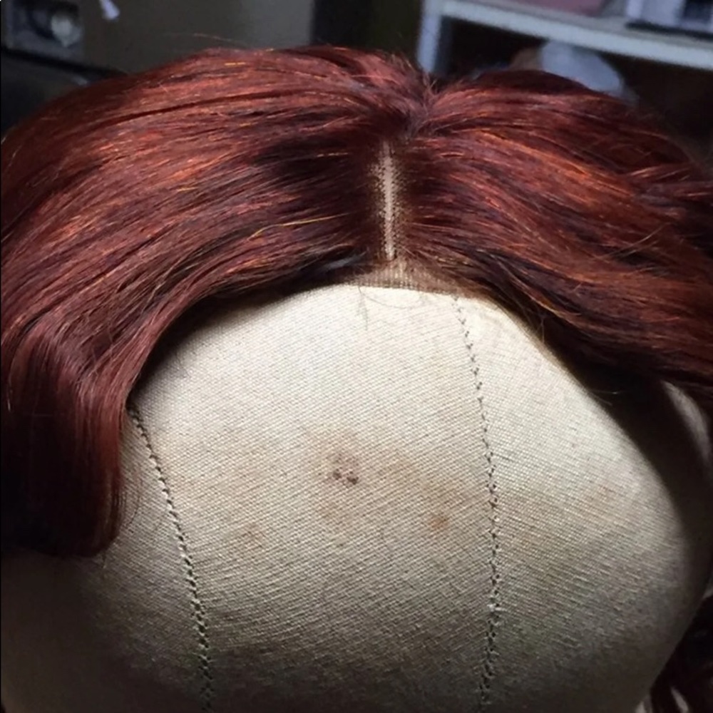 This is a human Brazilian lace bob closure wig